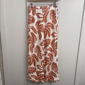 Floral Print Wide leg Pants